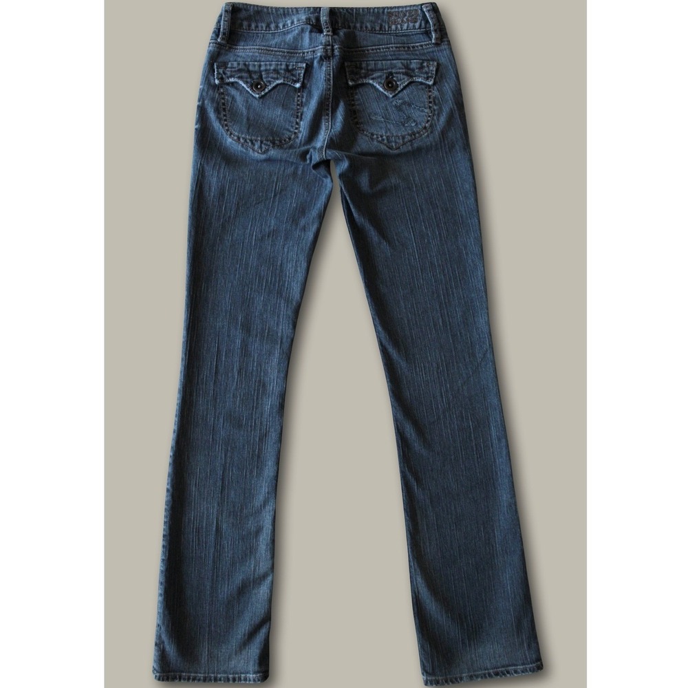 Silver Jeans Cindy Vintage Y2K Low Rise Bootcut Jeans 25/33 Blue Made in Canada - Picture 8 of 8